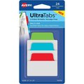 Avery Tabs, Ultra, 2"", Primary, 48Pk AVE74757